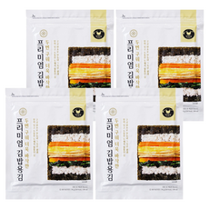 만전김 프리미엄 김밥용김 20매, 56g, 4개