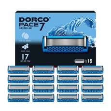 DORCO 多可樂客 PACE 多樂可 7層刮鬍刀片企劃組 6號, 16入, 1套