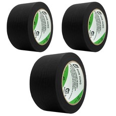 신흥테이프 마스킹 테이프 검정 48mm x 40m, 3개