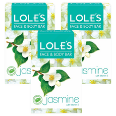 LOLE'S 草本護膚潔顏皂 (茉莉) 100g, 3個