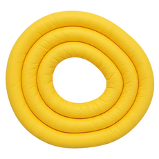 GOOD MO FAMILY 歸毛家族 防舔咬軟式頭套,高韌度輕柔防水布,細纖維棉填充,防螨蟲, 小太陽黃, L, 1個