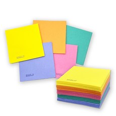 Olivejoy 嫘縈纖維德國不織布五色抹布 5款, 20個