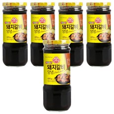 OTTOGI 不倒翁 韓式醬烤豬排醬, 480g, 5罐