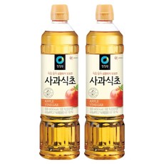 청정원 사과식초, 500ml, 2개