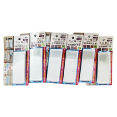 minono 米諾諾 不留痕可移動延長線固定器 6個, 白色, 1組