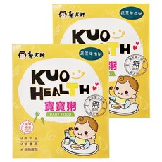 郭老師 常溫寶寶粥 適合6-18個月嬰兒 營養均衡的寶寶蔬菜牛肉粥, 300g, 2盒