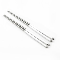 Bogen Le Bien 緞面餐具筷子, 2個, 白色, 單品