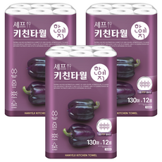 Hanyeji 廚師廚房紙巾 130張, 36個