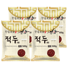 한음미가 적두 팥, 500g, 4개