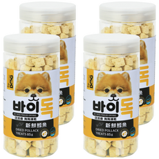 by DOG 汪洽普 狗狗凍乾零食, 新鮮鱈魚, 85g, 4罐