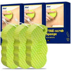 AKei. 生活瞬效去角質擦, 3個, 1入, 單一顏色