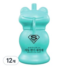 하비비 청개구리 슈퍼150 자동 변기세정제, 150g, 12개