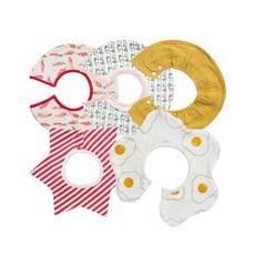 Hararoi Everyday通用圍兜 5入, 混色