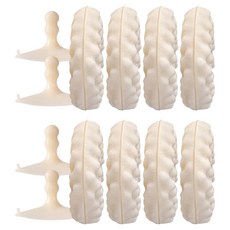 거품왕 설거지 원형 수세미 4p + 흡착 홀더2P 세트, 4개입, 2세트