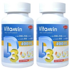 good Life 得意人生 維生素D3 400IU 膠囊, 120顆, 2罐