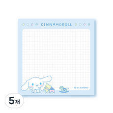 三麗鷗大耳狗喜拿My Daily方塊便條紙, 5個, 隨機出貨, 1入