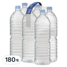 모닝캄 생수 무라벨, 180개, 2L