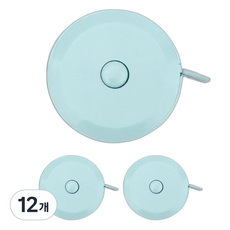 블랙트리 마카롱 미니 줄자 블루, 12개, 150cm