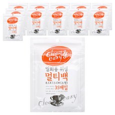 유하우스 일회용 위생 멀티백, 소(S), 35개입, 12개