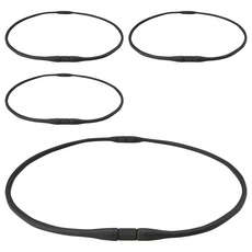 易利氣 磁力項圈EX 內藏磁石20粒 1500高斯 輕量化設計, 4個