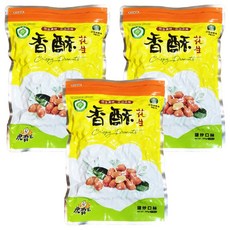 虎尾鎮農會 香酥花生, 3包, 300g