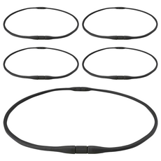 易利氣 磁力項圈EX 內藏磁石20粒 1500高斯 輕量化設計, 5個