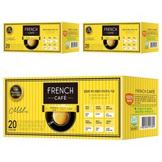 FRENCH CAFE 溫和即溶咖啡, 11.1g, 20入, 3個