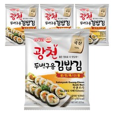 36gim 兩次翻烤飯捲用廣川海苔, 20g, 4包