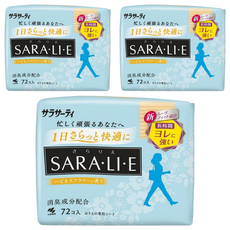 KOBAYASHI 小林製藥 Sarasati 衛生護墊, 14cm, 72片, 3包, 愉悅花香