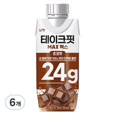 TAKEFIT Max蛋白飲 巧克力風味, 250ml, 6瓶