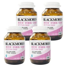 BLACKMORES 澳佳寶 卵磷脂1200 Lecithin 1200, 60顆, 114g, 4罐