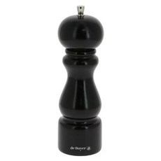 de Buyer 畢耶 Rumba系列 櫸木研磨罐 胡椒專用 20cm 鋼烤亮黑色, 296cc, 1罐