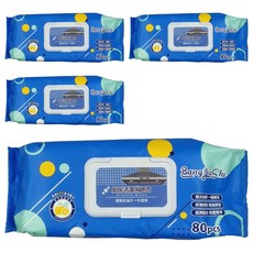 廚房清潔濕巾, 4個