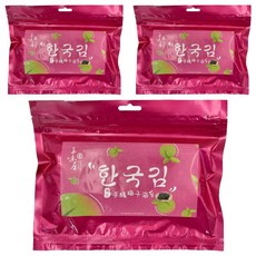 三味屋 韓式岩燒梅子海苔, 40g, 3包