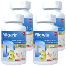 good Life 得意人生 維生素D3 400IU 膠囊, 120顆, 4罐