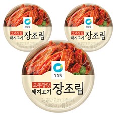 청정원 고추장맛 돼지고기 장조림, 95g, 3개
