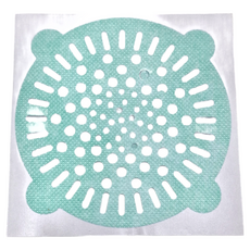 拋棄式排水孔毛髮地漏貼 20片 綠色小號 10cm, 1組