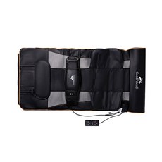 굿프렌드 스트레칭 온열 안마매트+ 복부마사지기, GOOD-A5, 블랙