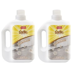 Castle 家適多 除臭防護地板清潔劑，淨速溶垢配方，適用於木質、花崗岩、大理石地板, 1L, 2瓶