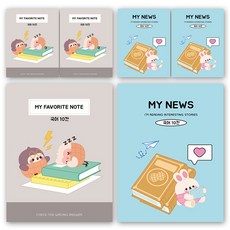 다다 소소펀 초등노트 국어 10칸, 랜덤발송, 6개