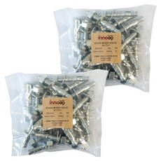 이노공구 콘크리트 웨지앙카 아연도금 1137 10mm x 70mm, 48개