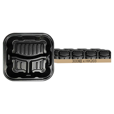 黑色三格微波餐盒 HK203, 1箱, 300組