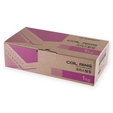 카피어랜드 3:1 제본 코일링 1kg 26개입, 32mm, 투명, 26개