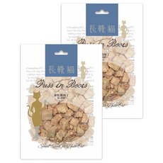 長靴貓 Puss in Boots 全齡貓 純肉凍乾 雞肉丁 40g 無防腐劑 台灣生產, 2包