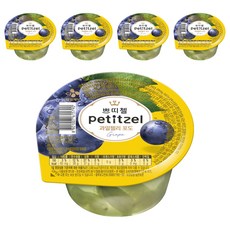 CJ petitzel 葡萄水果凍 1入, 210g, 5個