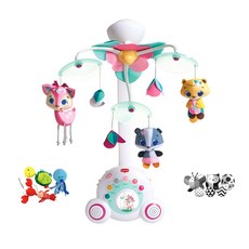 TinyLove 優質床邊音樂鈴 Meadow Days TL plus+可更換黑白玩偶, 混色