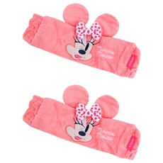 Disney Minnie Mouse Wink 洗臉頭帶, 深粉色, 2個