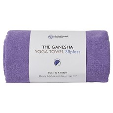 GANESHA YOGA PROPS 防滑瑜珈墊巾, 紫色玫瑰