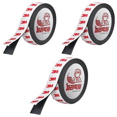 DoctorOfFly 磁性膠帶捲 3m x 30mm, 3個