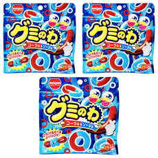 meigum 圈圈QQ軟糖 可樂&蘇打風味, 22g, 3包